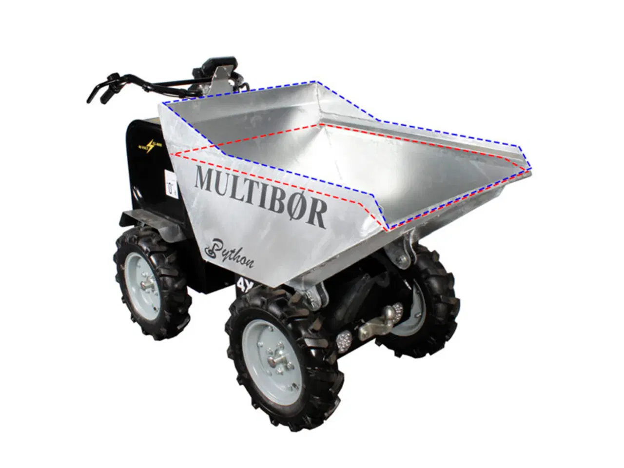 Billede 6 - Elektrisk knækstyret Motorbør Python