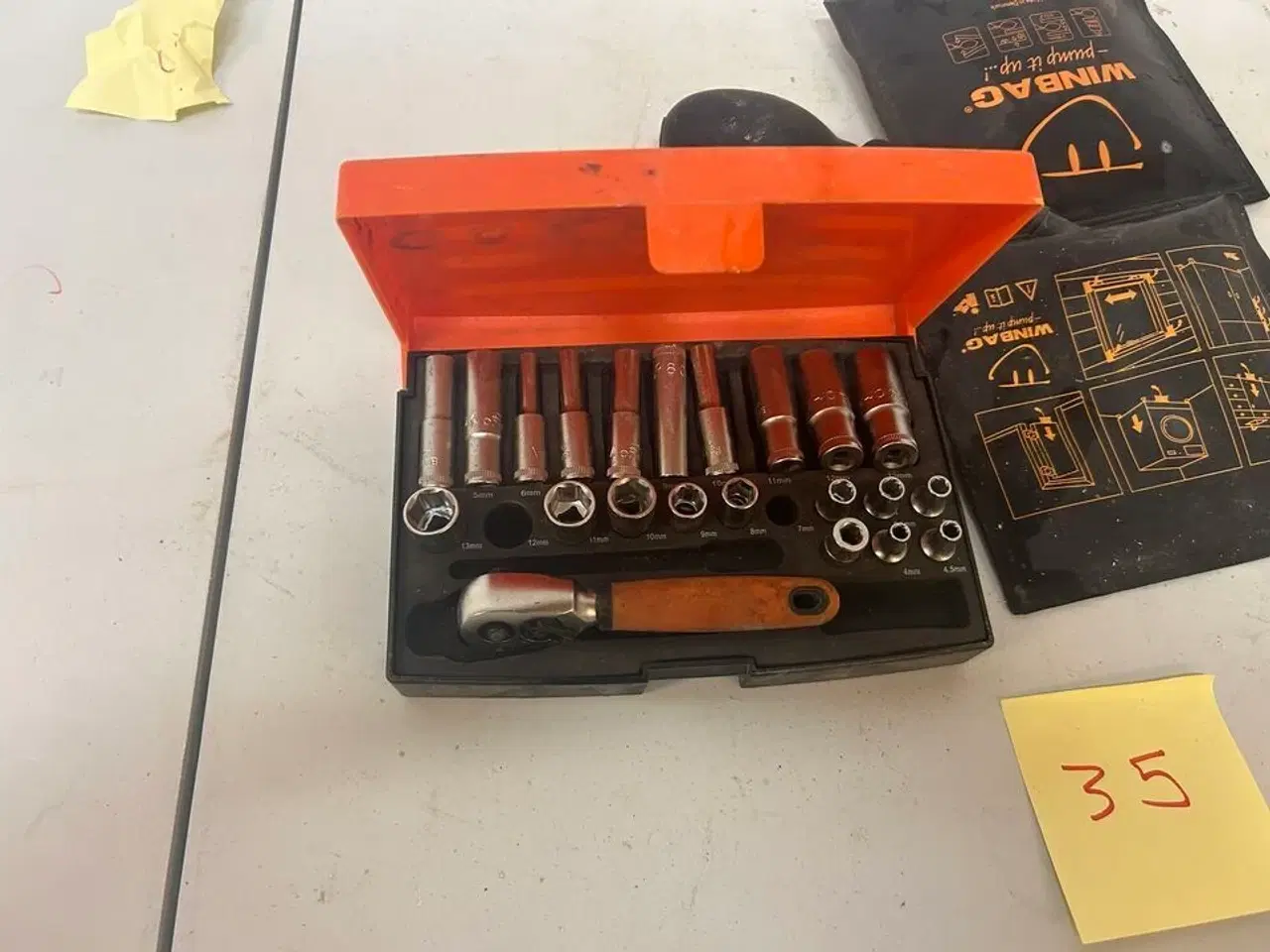 Billede 3 - Blandet værktøj, hammer, topnøglesæt mm