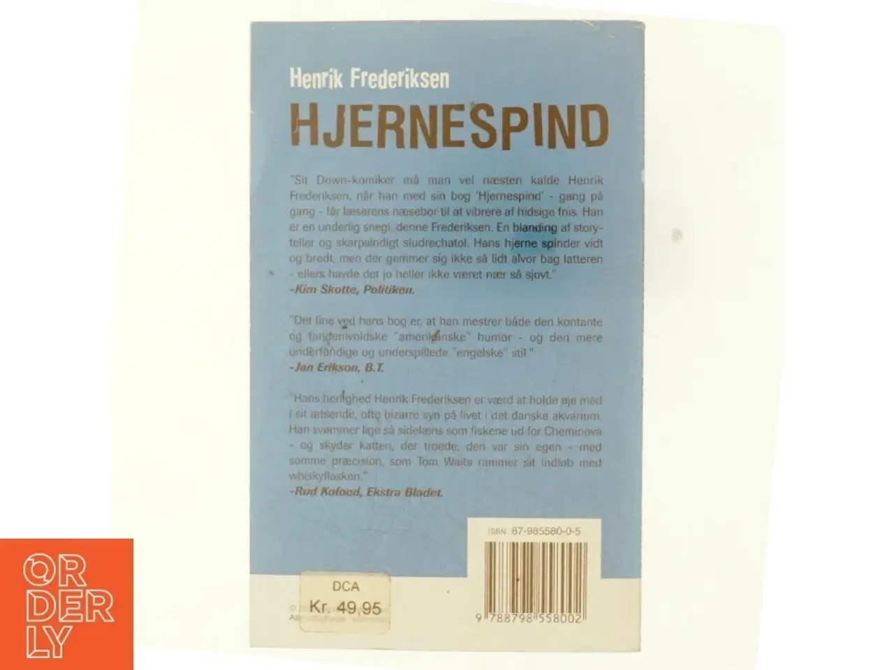 Billede 2 - Hjernespind af Henrik Frederiksen (Bog)