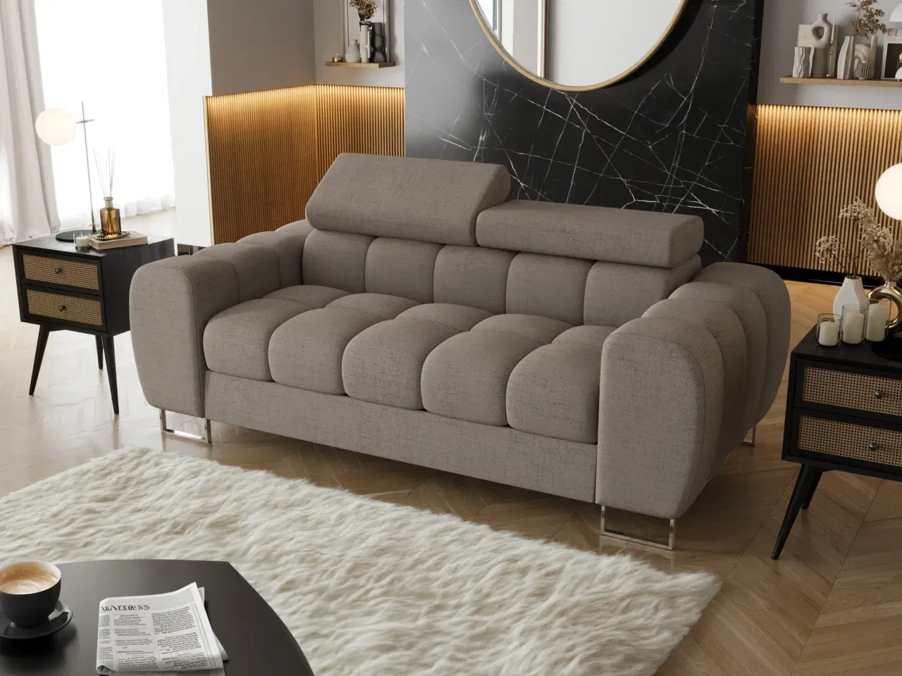 Billede 2 - ASPER II  TO-PERS. SOFA  195 CM TERRA 33