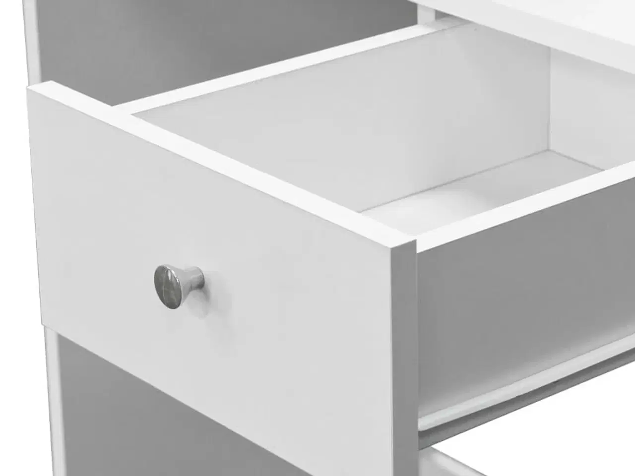 Billede 4 - Kosmetikbord 75x40x141 cm konstrueret træ hvid