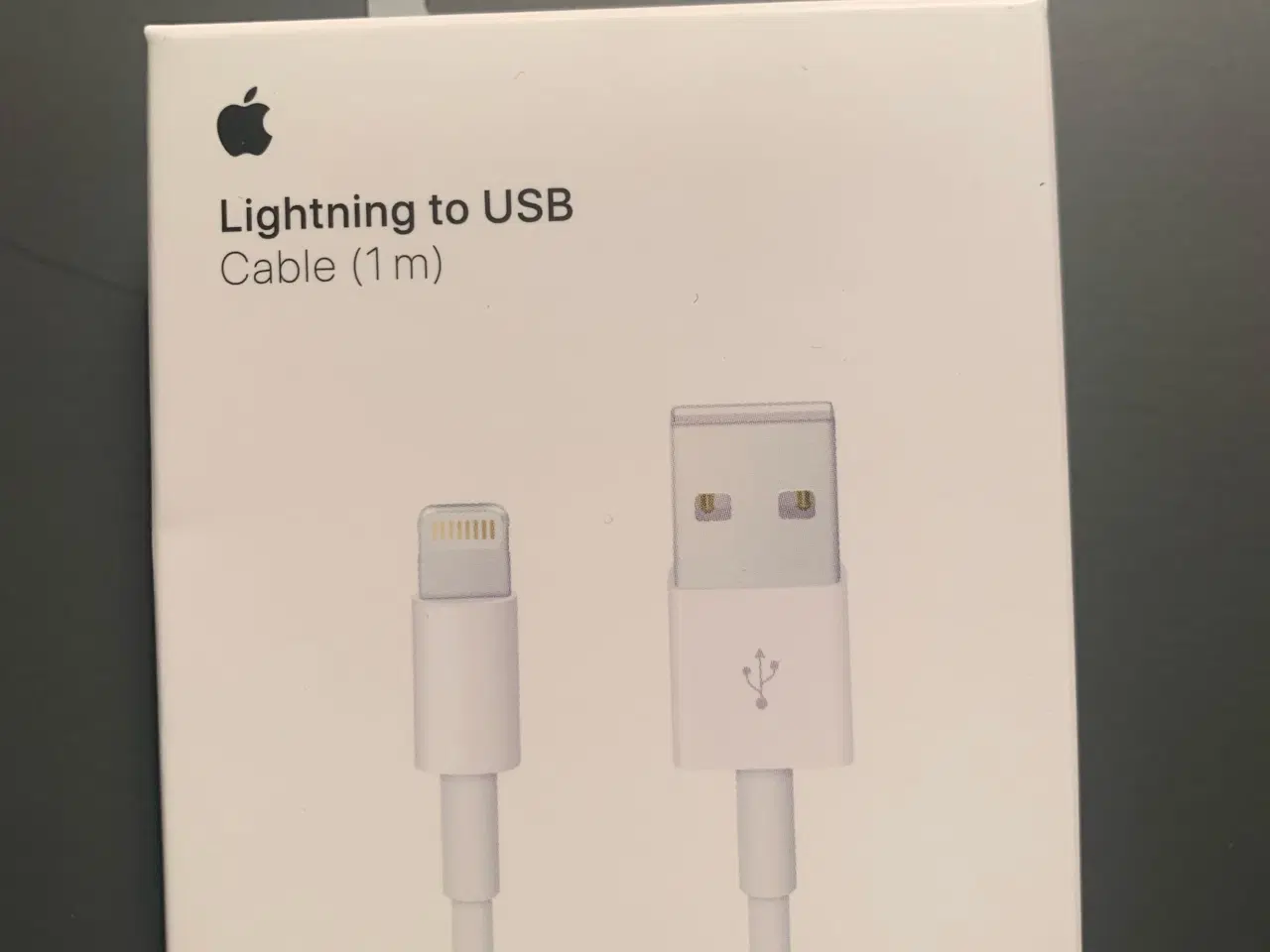 Billede 1 - Apple Lightning til USB-kabel (1 m)  