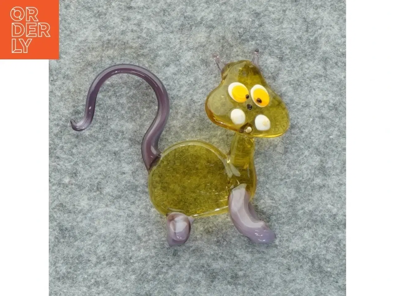 Billede 2 - Glasfigur af hund (str. 10x9 cm)