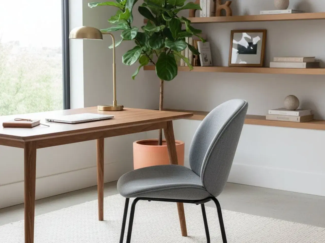 Billede 2 - GUBI Beetle Stol – Grå/Sort Stel