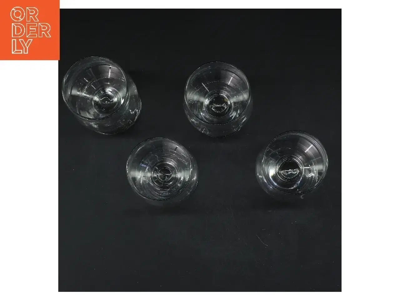 Billede 2 - Sæt af 4 ølglas (str. 4 stk Ø 6 cm højde 11,5 cm)