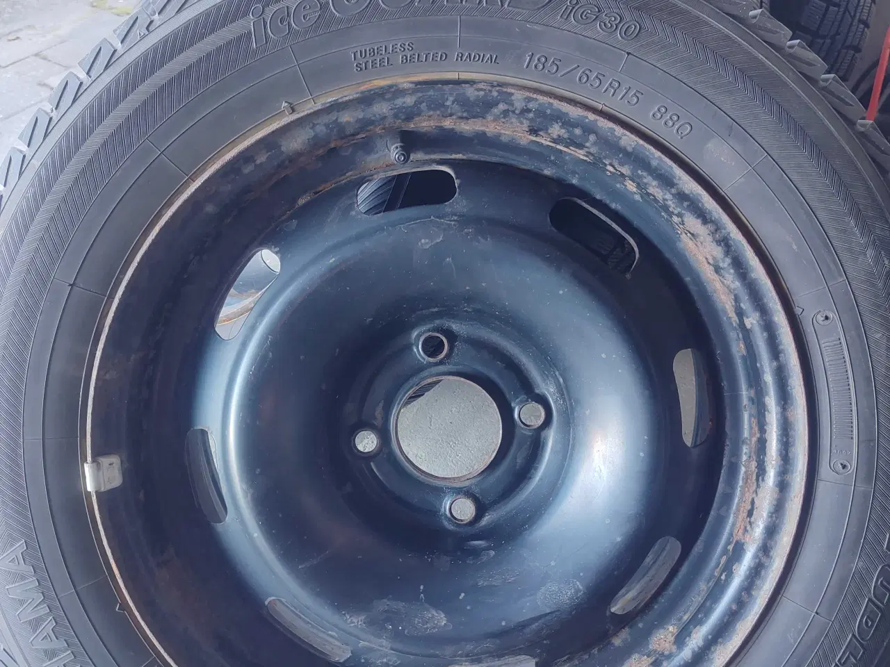 Billede 2 - Vinterdæk på stålfælge 