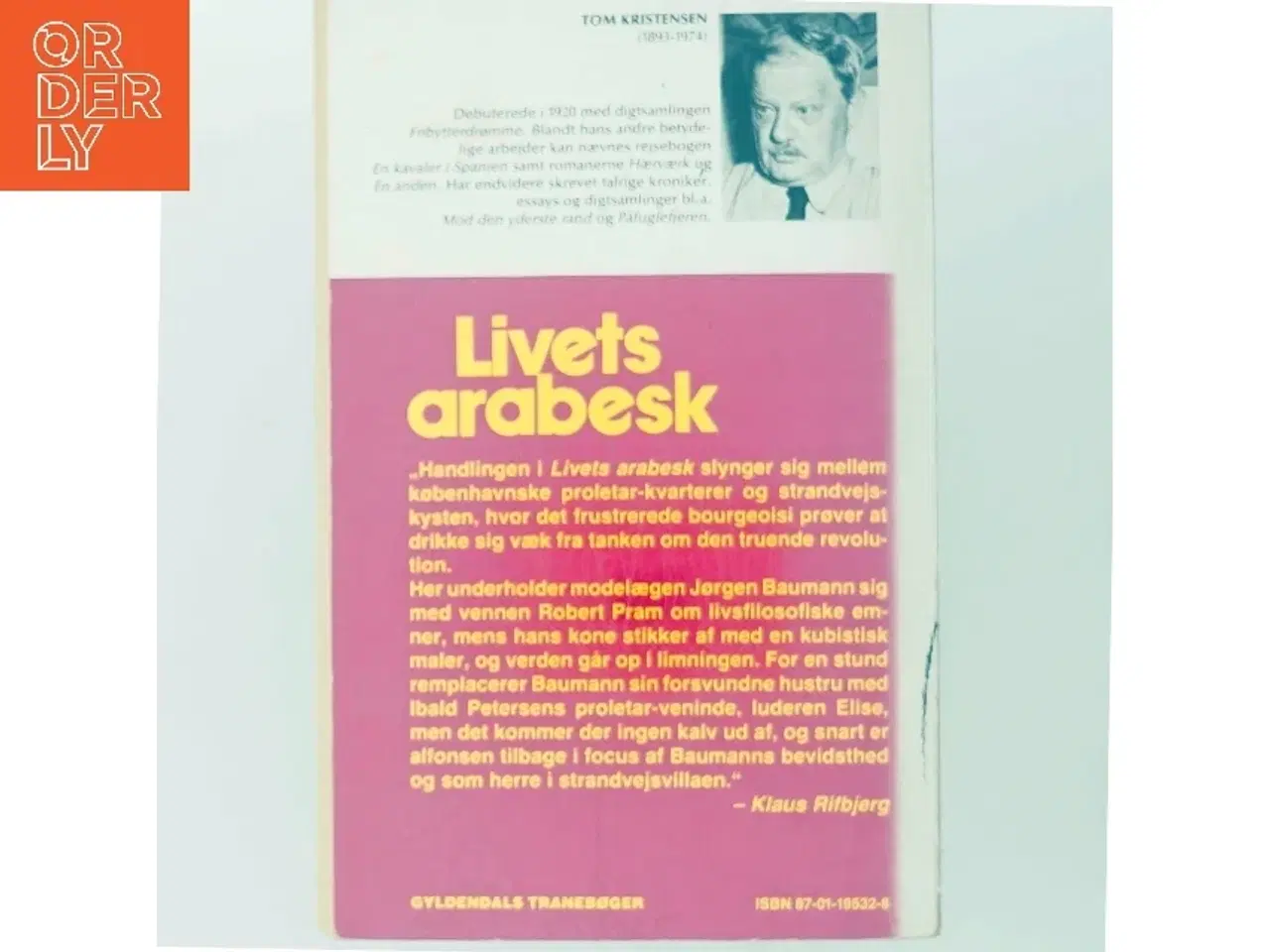 Billede 3 - Livets arabesk af Tom Kristensen (Bog)