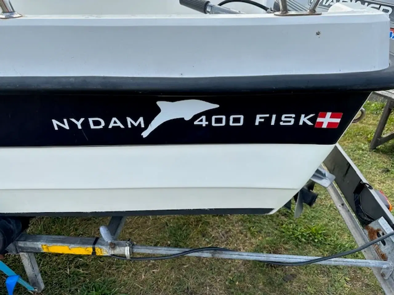 Billede 2 - Jolle Nydam fisk 400 m. trailer