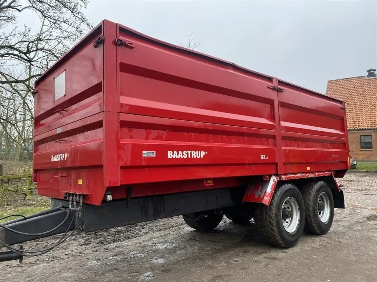 Billede 1 - Baastrup 16 tons Bagsmæk medfølger