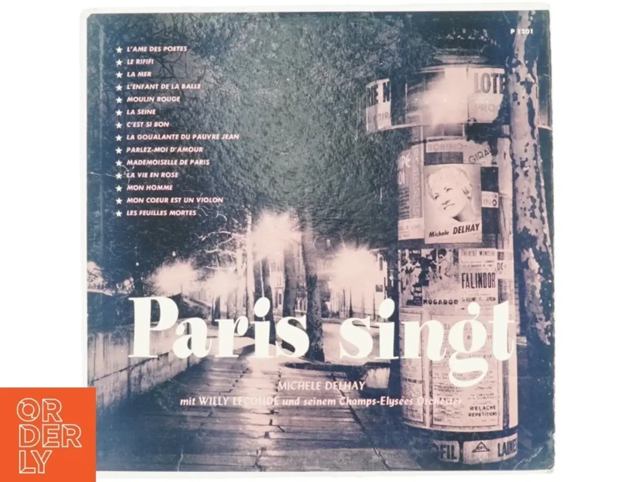 Billede 1 - Mich&#232;le Delhay - Paris singt Vinyl LP