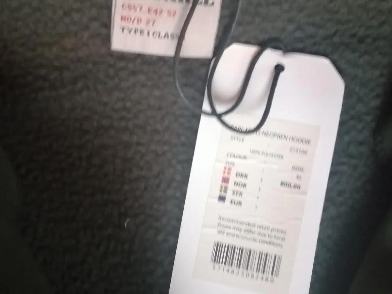 Billede 3 - NY NORDIC APPAREL KRAFTIG HÆTTE TRØJE, STR. XL