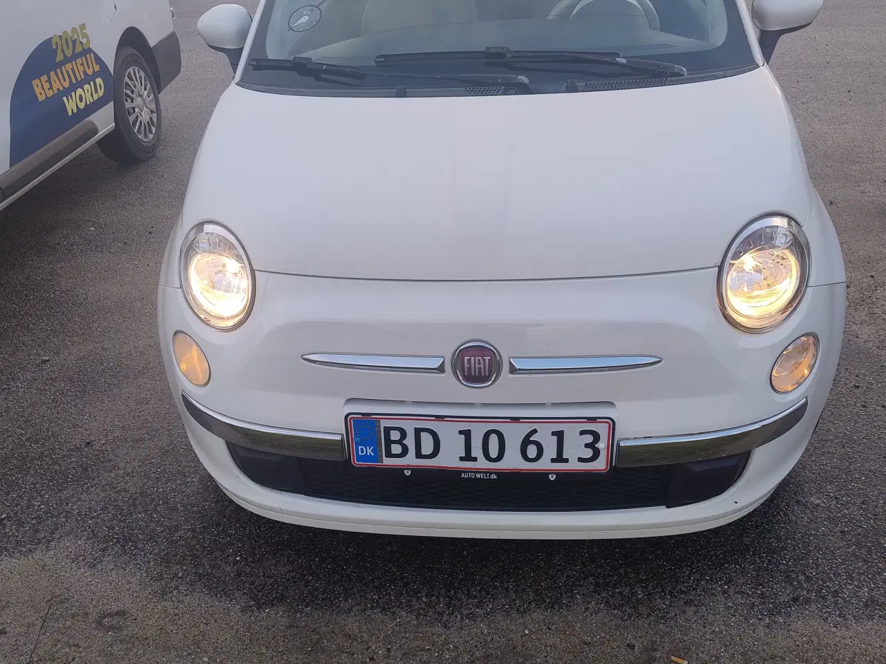 Billede 1 - Pæn kører godt glas Tag på nr plader