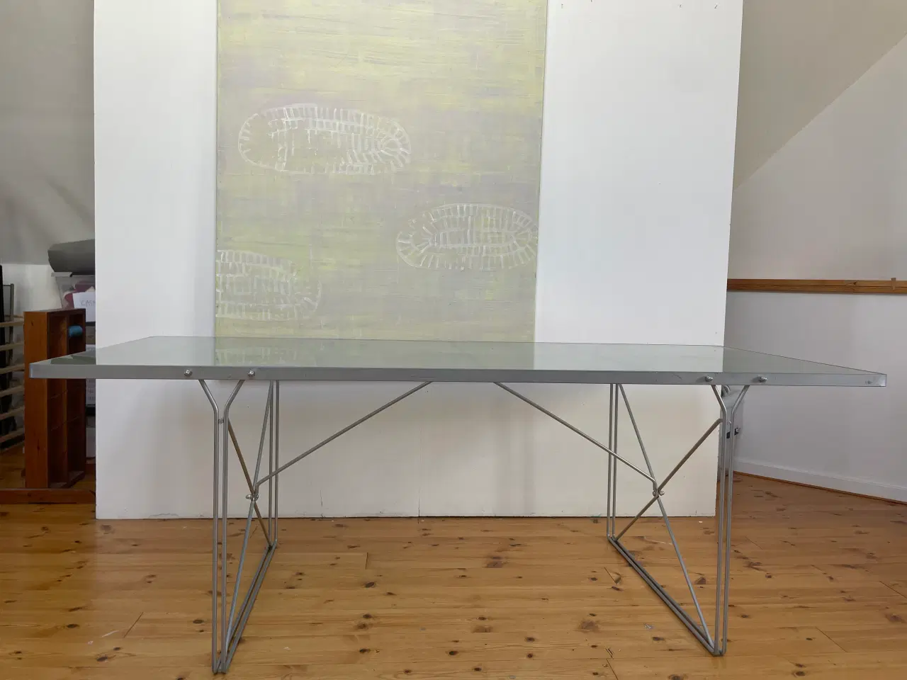Billede 1 - Glasbord tegnet af Niels Gammelgaard 