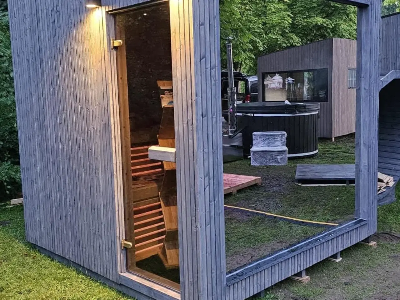 Billede 3 - Sauna cube 2.3/2.3 m ink levering 53900 Dk