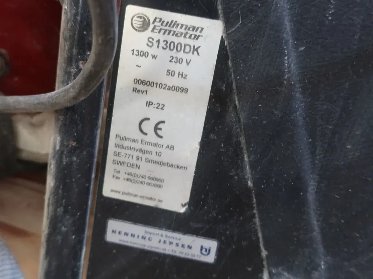 Billede 3 - Støvsuger-/udskiller PULLMAN ERMATOE S1300