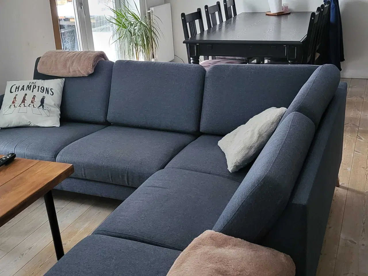 Billede 3 - Hjørnesofa med chaiselong 