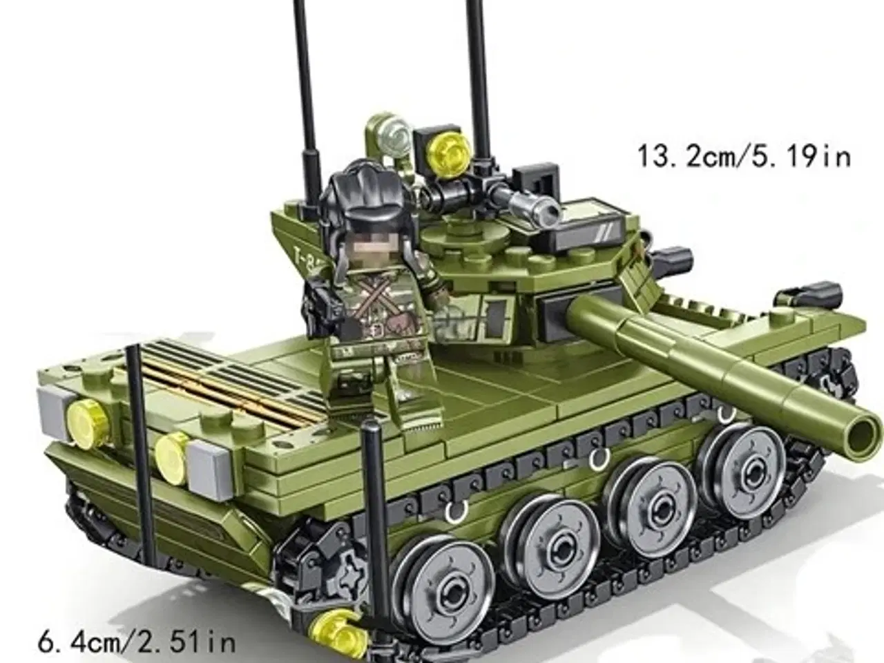 Billede 3 - T-85 tanks i samlesæt med 2 soldater