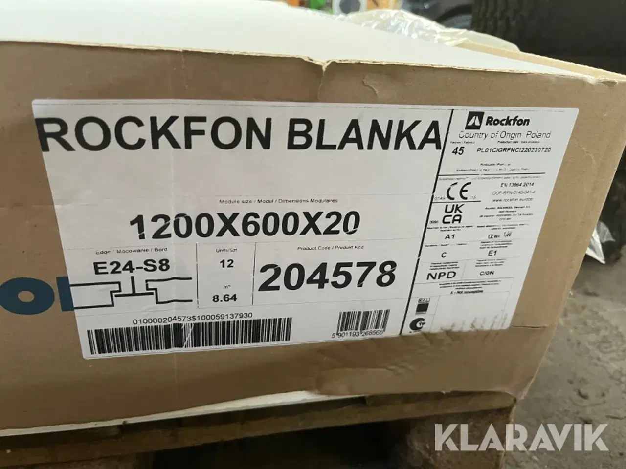 Billede 2 - Lydansorbering Rockfon Blanka 10 plader