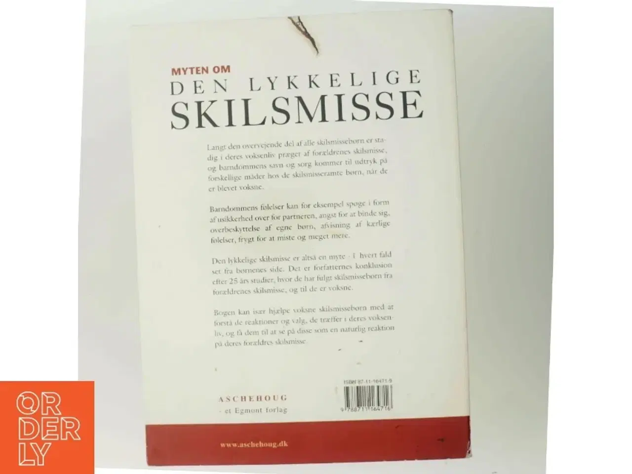 Billede 3 - Myten om den lykkelige skilsmisse : en kilde til forståelse af skilsmissbørns voksenliv (Bog)