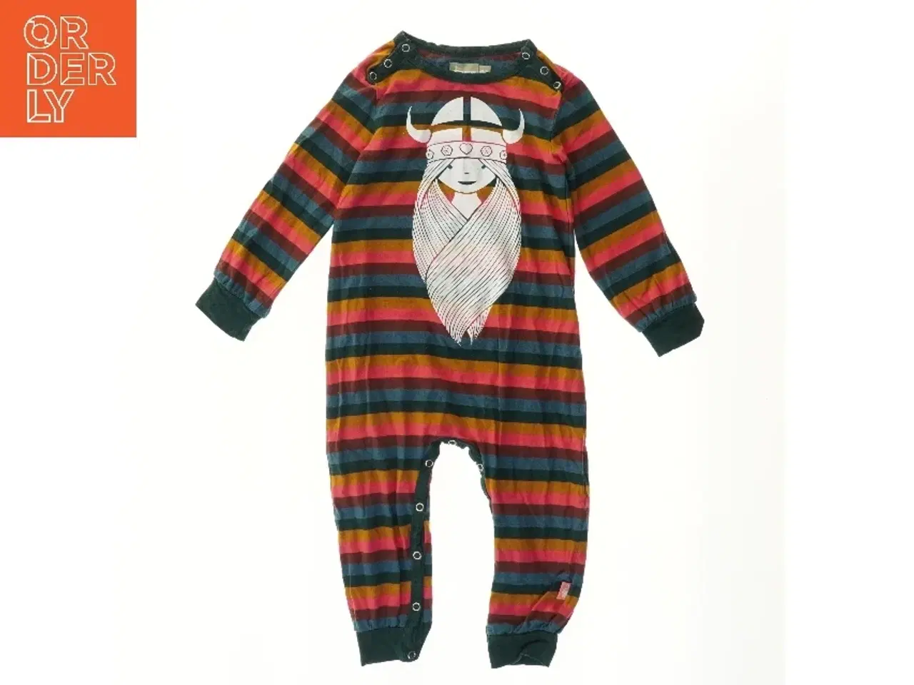 Billede 1 - Danefæ Farverig heldragt med vikingemotiv fra Danefæ (str. 92)