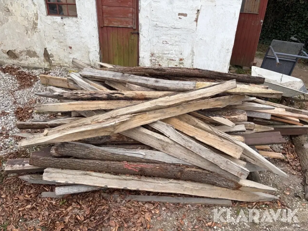 Billede 6 - Hegnspæle Egetræ kvarte - 40 styk