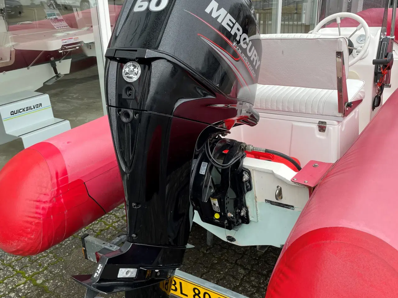 Billede 5 - Falcon F450S med 60 hk Mercury-EFI 4 takt og Brenderup 600 kg trailer