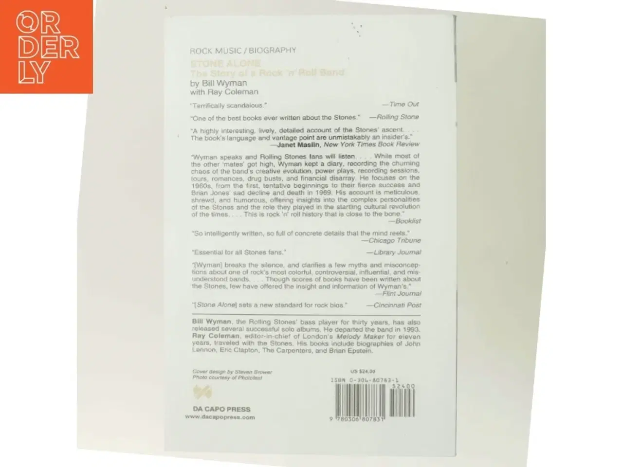 Billede 3 - Stone Alone af Bill Wyman (Bog)