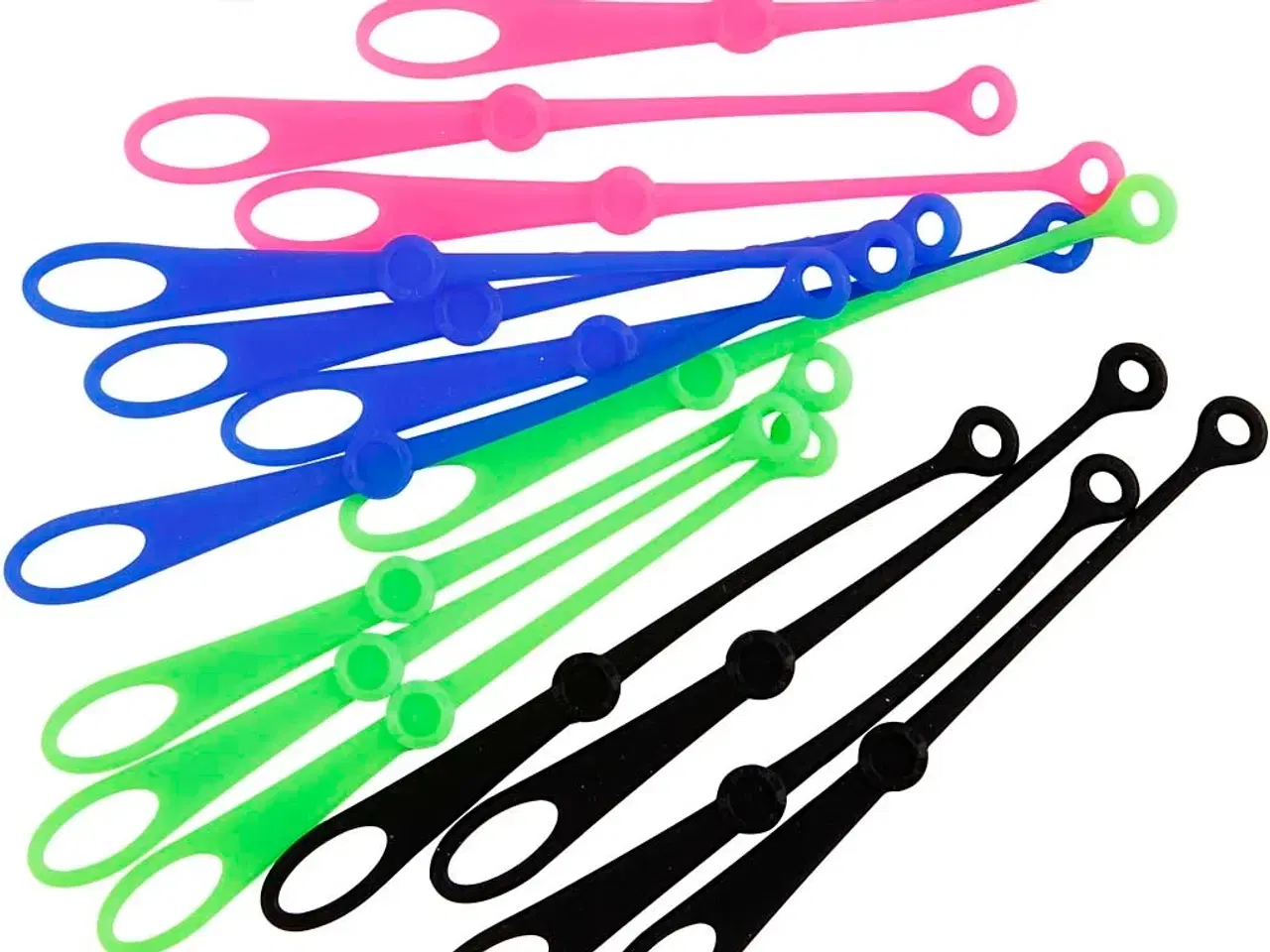 Billede 1 - Silikone Nøglevedhæng - 45 stk. i pakke