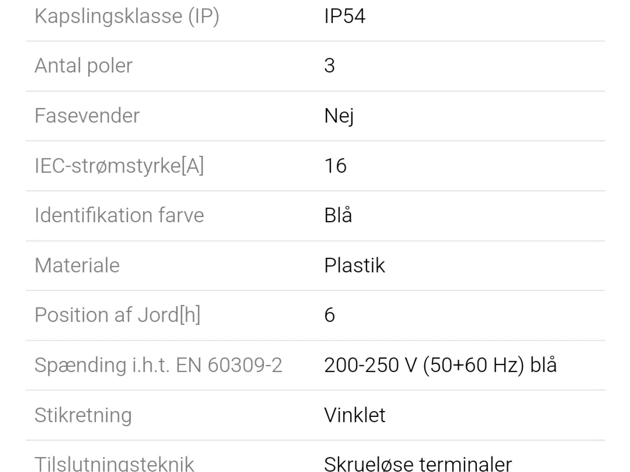 Billede 5 - 4 stk Stikkontakt 230V, 16A, 3pol, NY ubrugt.