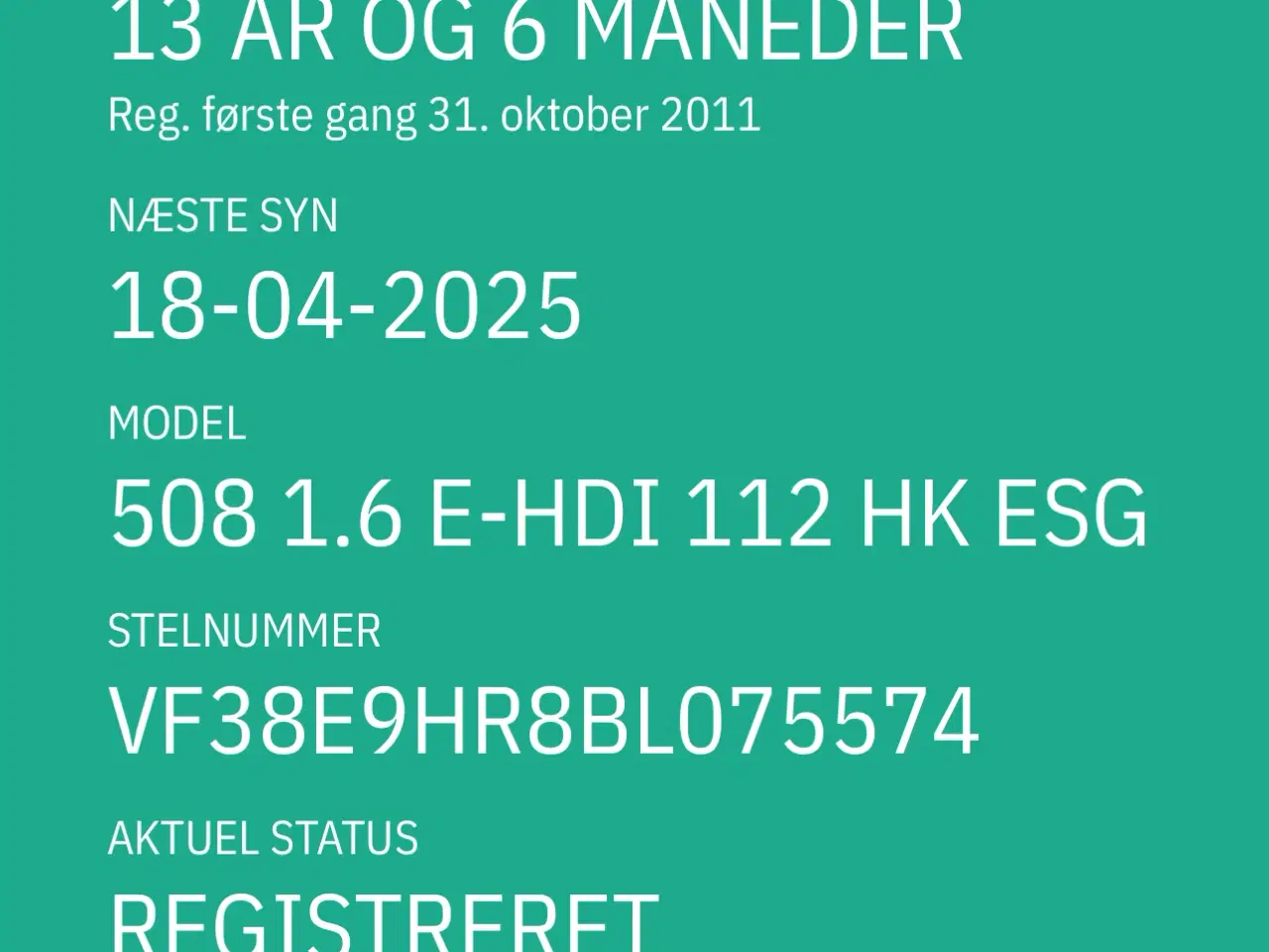 Billede 12 - Peugeot 508 1.6 E-HDI 112 HK ESG AUTOMATGEAR