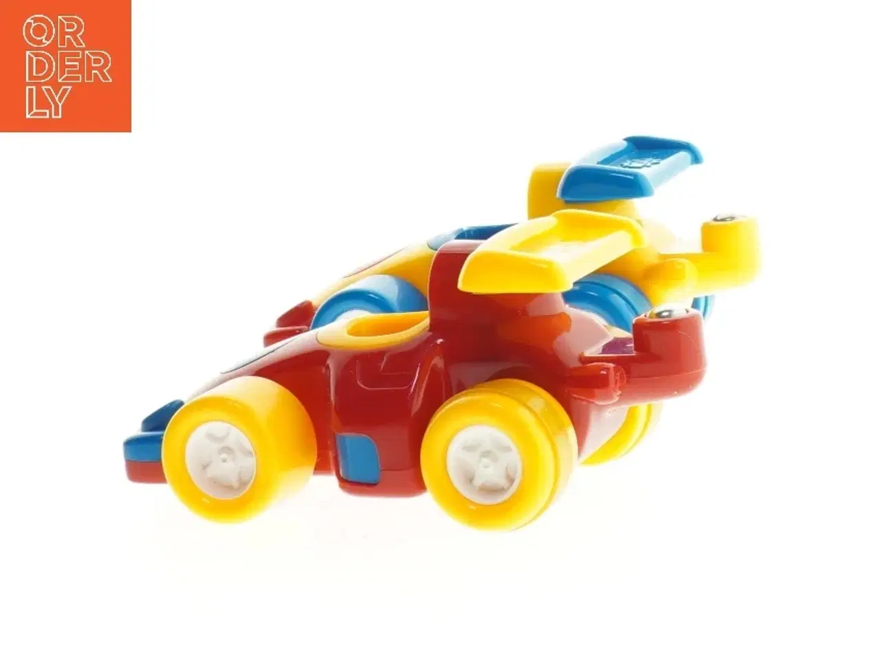 Billede 3 - Farverige plastikbyggelastbiler fra Wow (str. 15 x 8 cm)