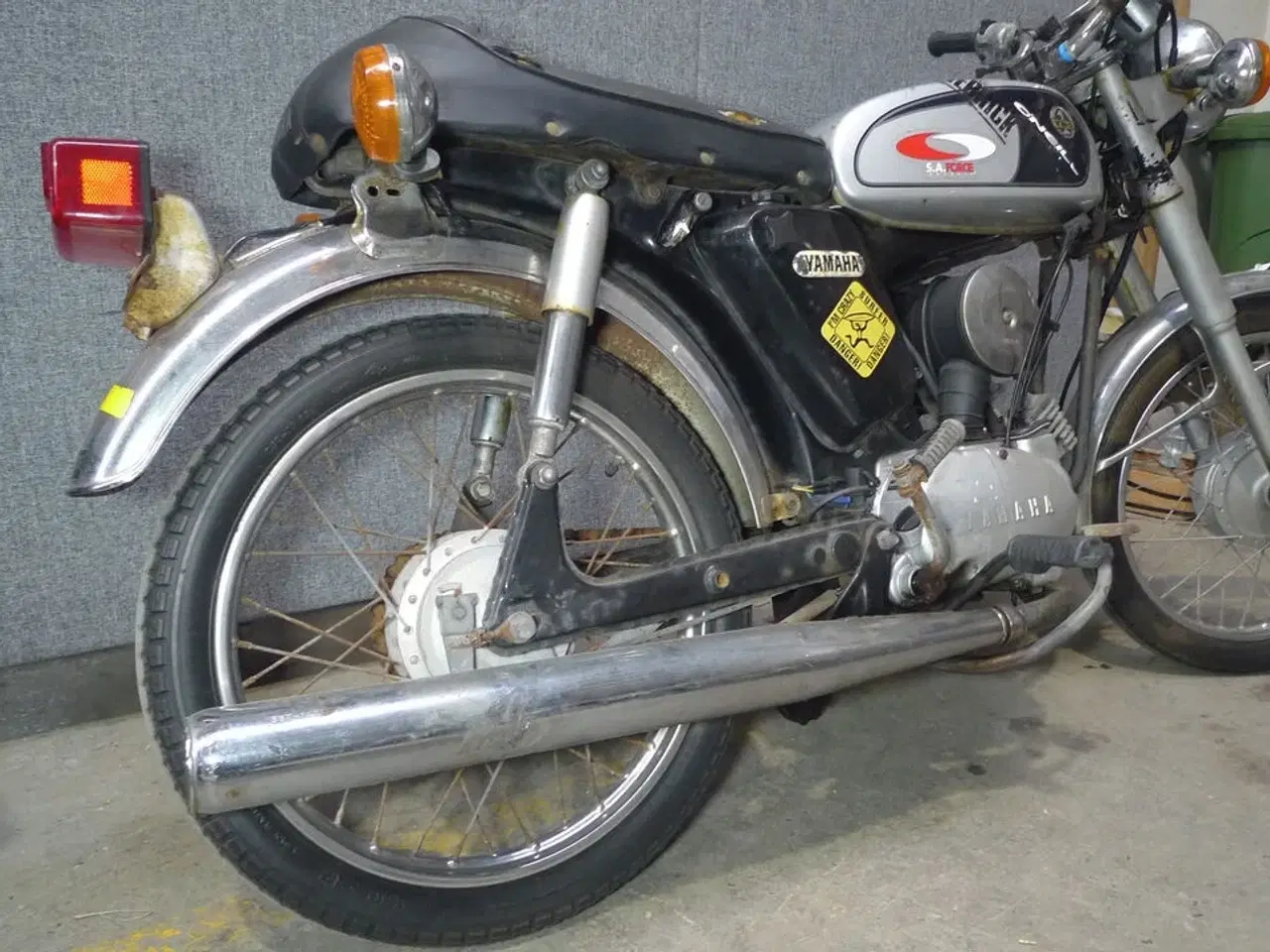 Billede 3 - Knallert, Yamaha YB1 4-gear drejeventilmotor 2107