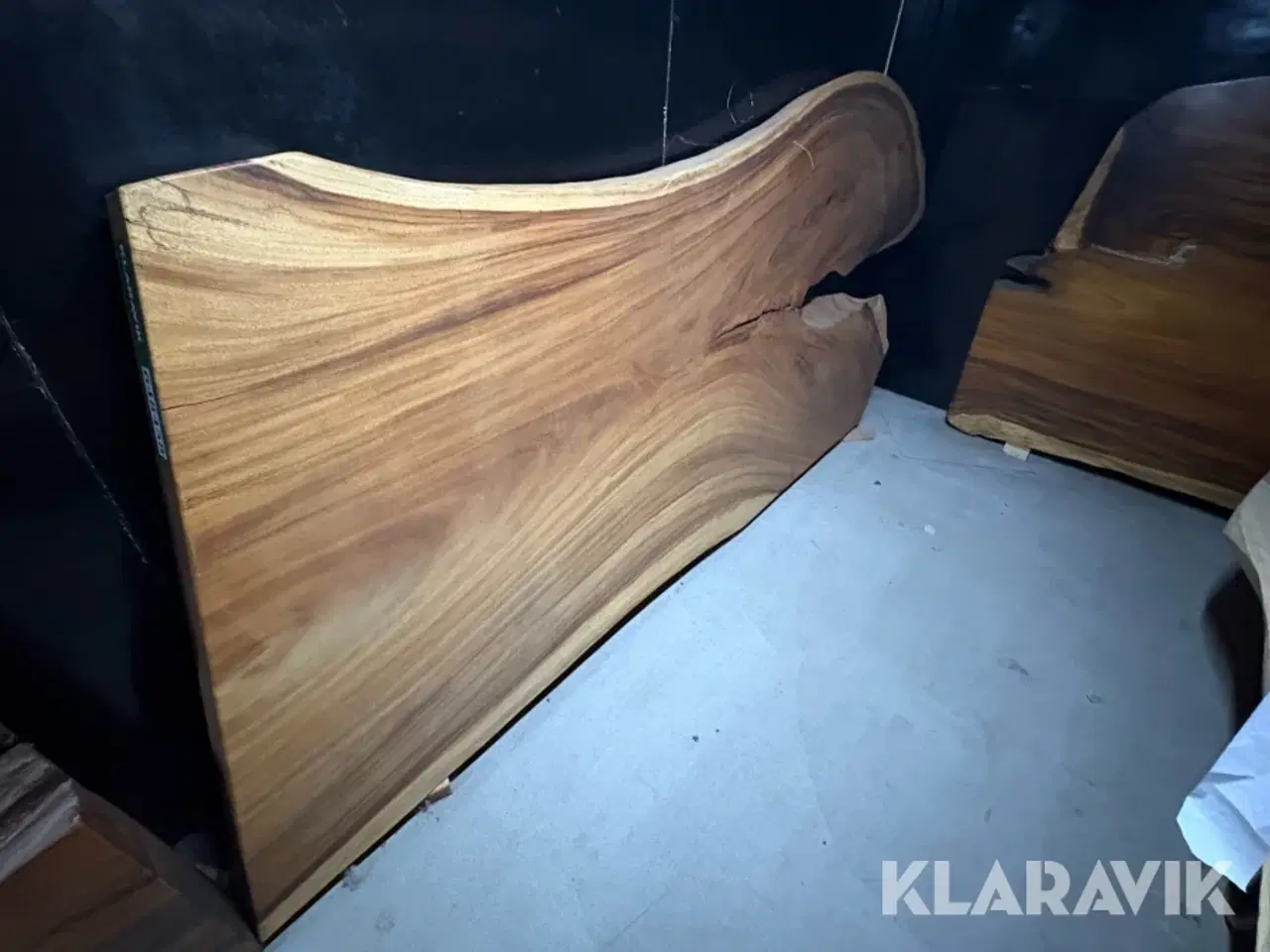 Billede 2 - Plankebordplade akacie olieret 1 hel planke