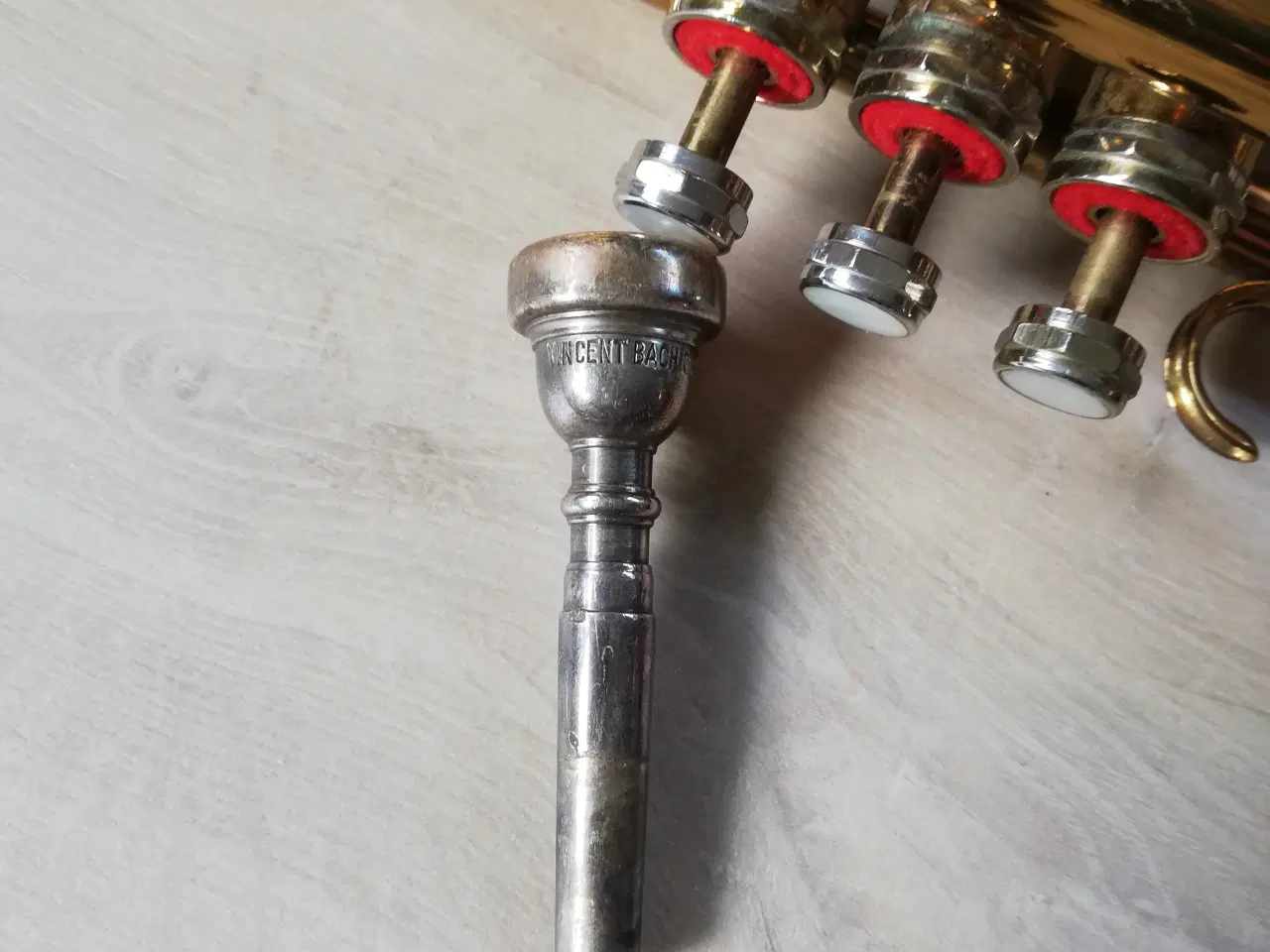 Billede 4 - Gammel Engelsk messing trompet