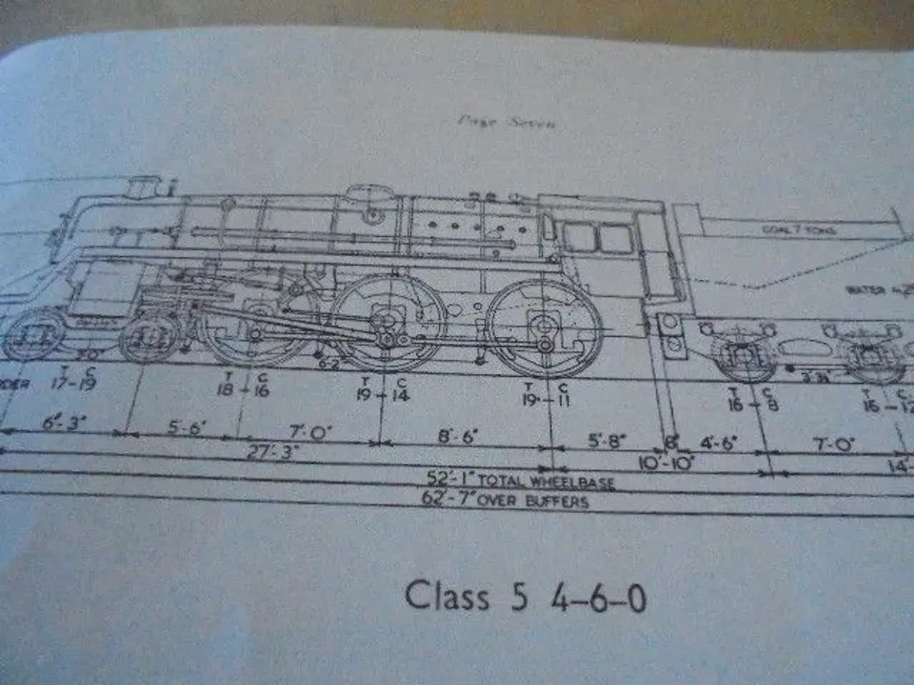 Billede 3 - British Standard Locomotives - Gammelt hæfte med..