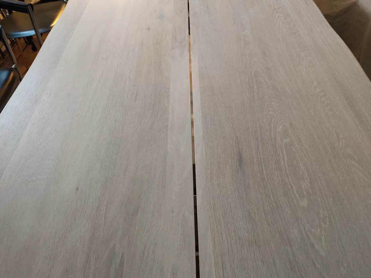 Billede 6 - Plankebord (hvidolieret) med to ekstraplader 