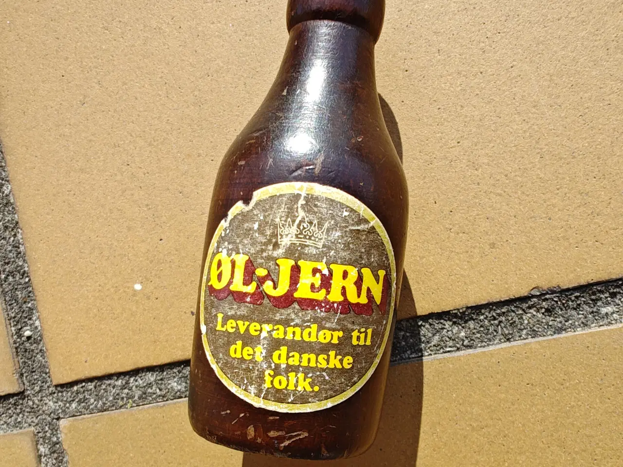 Billede 1 - Øl Jern der ligner en gammel Faxe Fad Flaske