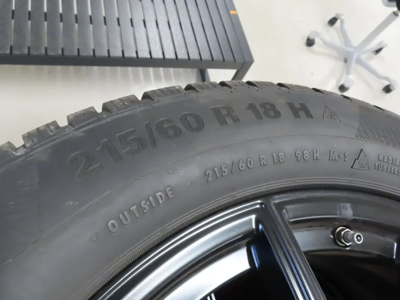 Billede 1 - 4 stk. Mercedes fælge 18" med vinterdæk