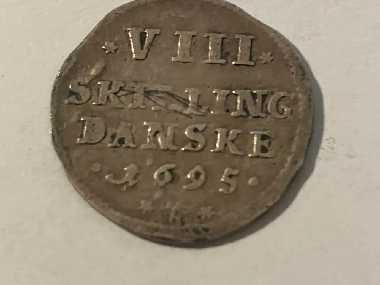 Billede 1 - 8 skilling 1695 Glückstadt