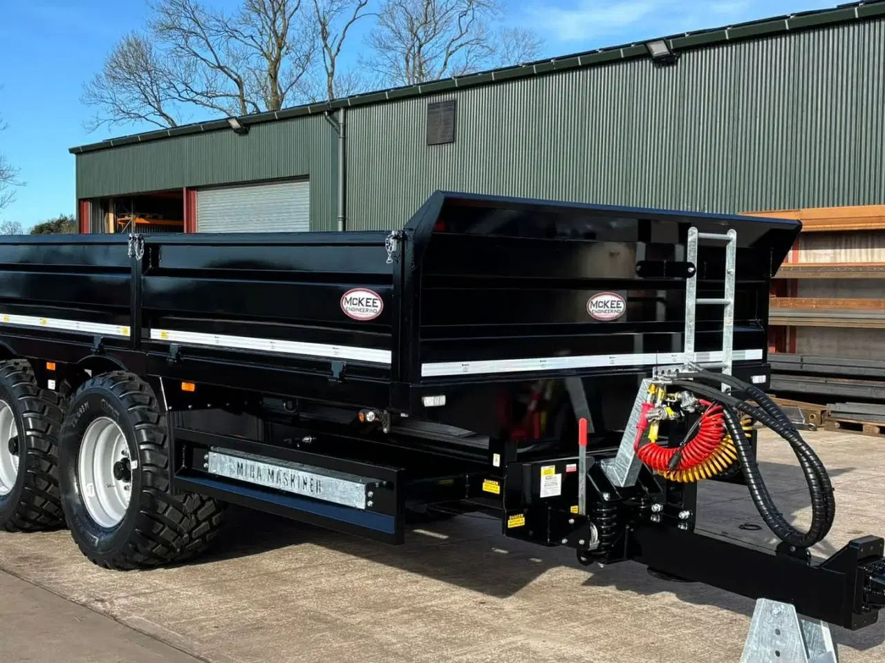 Billede 1 - McKee 16T entrepenørvogn med nedfoldbare sider