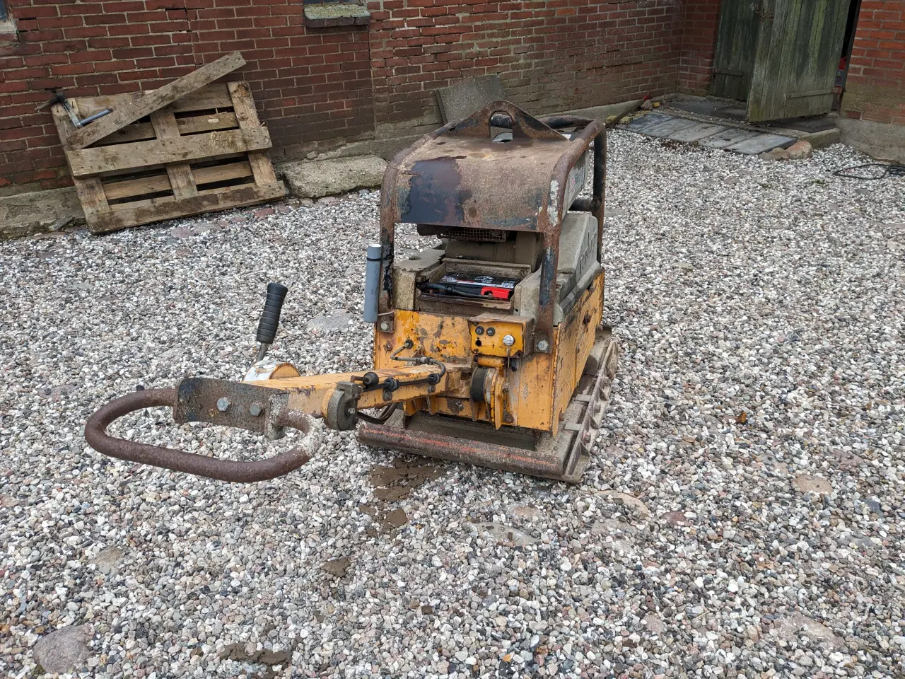 Billede 2 - pladevibrator Diesel 500 kg, seriøst bud modtages