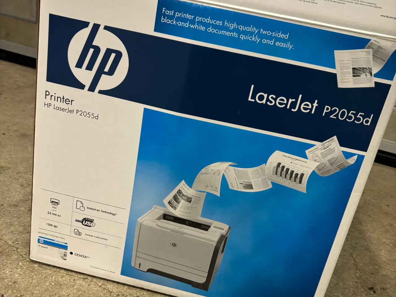 Billede 1 - Printer, laserjet P2055d, ubrugt