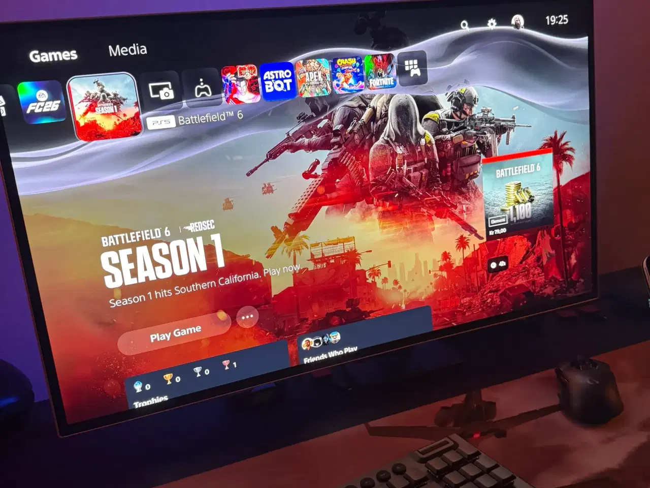 Billede 1 - Samsung Odyssey G8 32” OLED 240Hz 