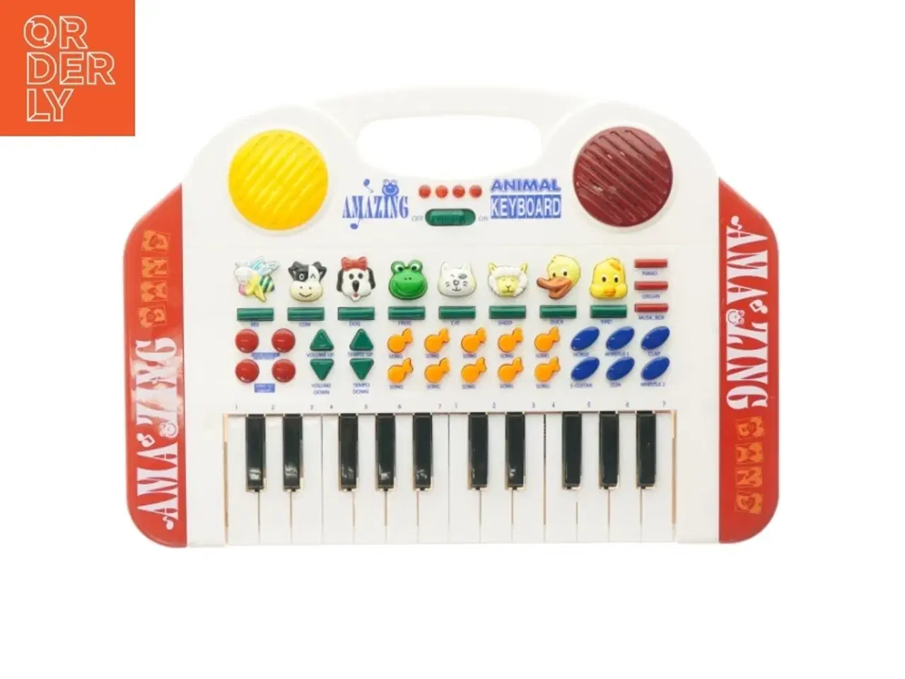 Billede 1 - Elektronisk keyboard med dyrelyde (str. 38,5 x 27 cm)