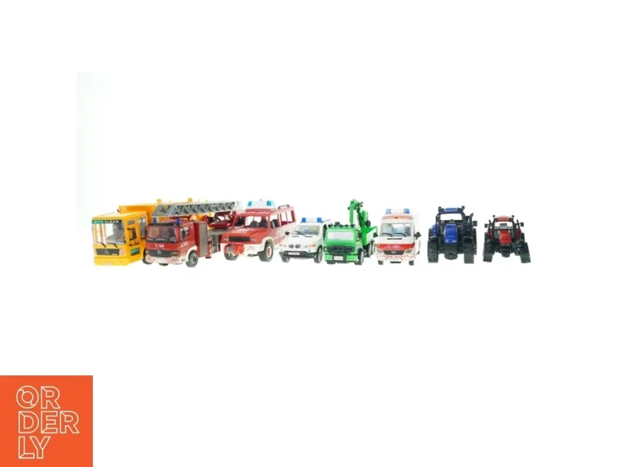 Billede 1 - Legetøjsbiler i forskellige størrelser (str. Orange affalds bil 38 cm)