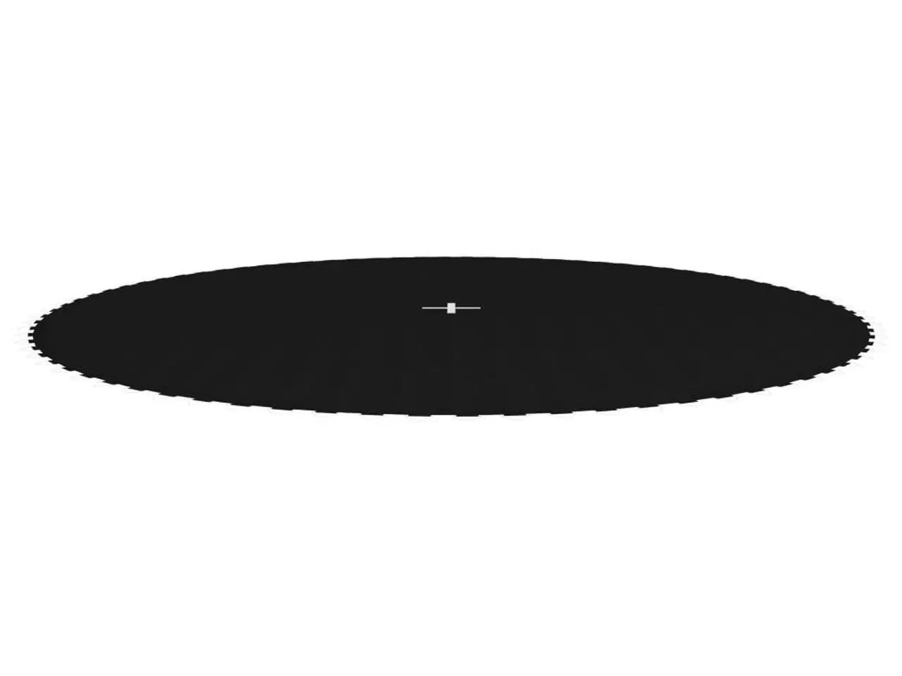 Billede 3 - Trampolinmåtte til 14 ft/4,27 m rund trampolin stof sort
