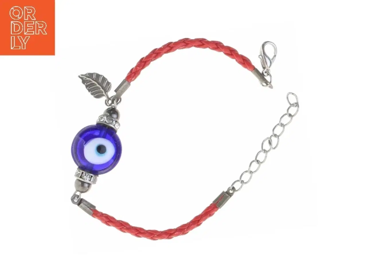 Billede 1 - Halskæde med det blå, Nazar øje (str. 21 cm)