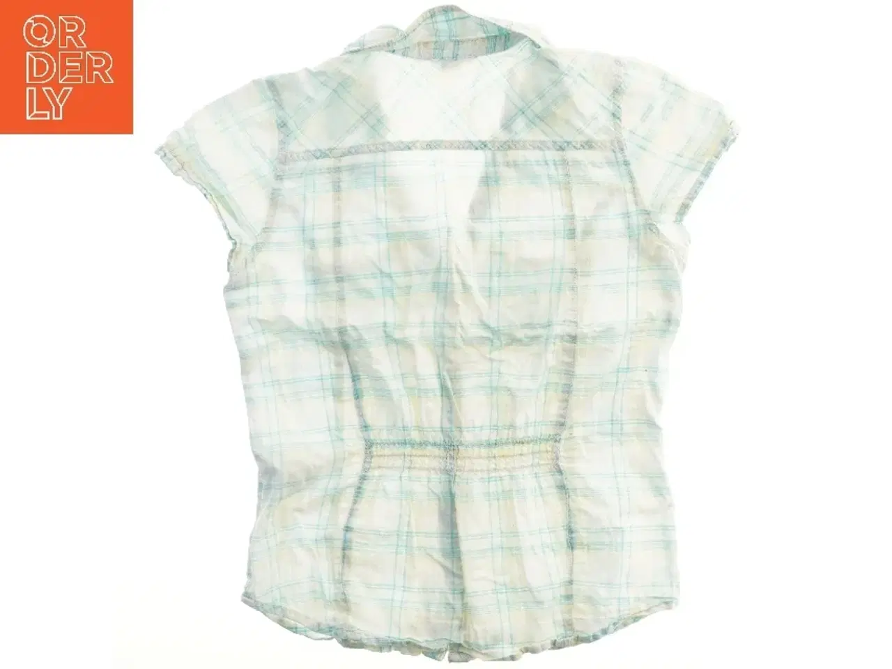 Billede 2 - Kortærmet ternet skjorte fra H&M (str. 170)