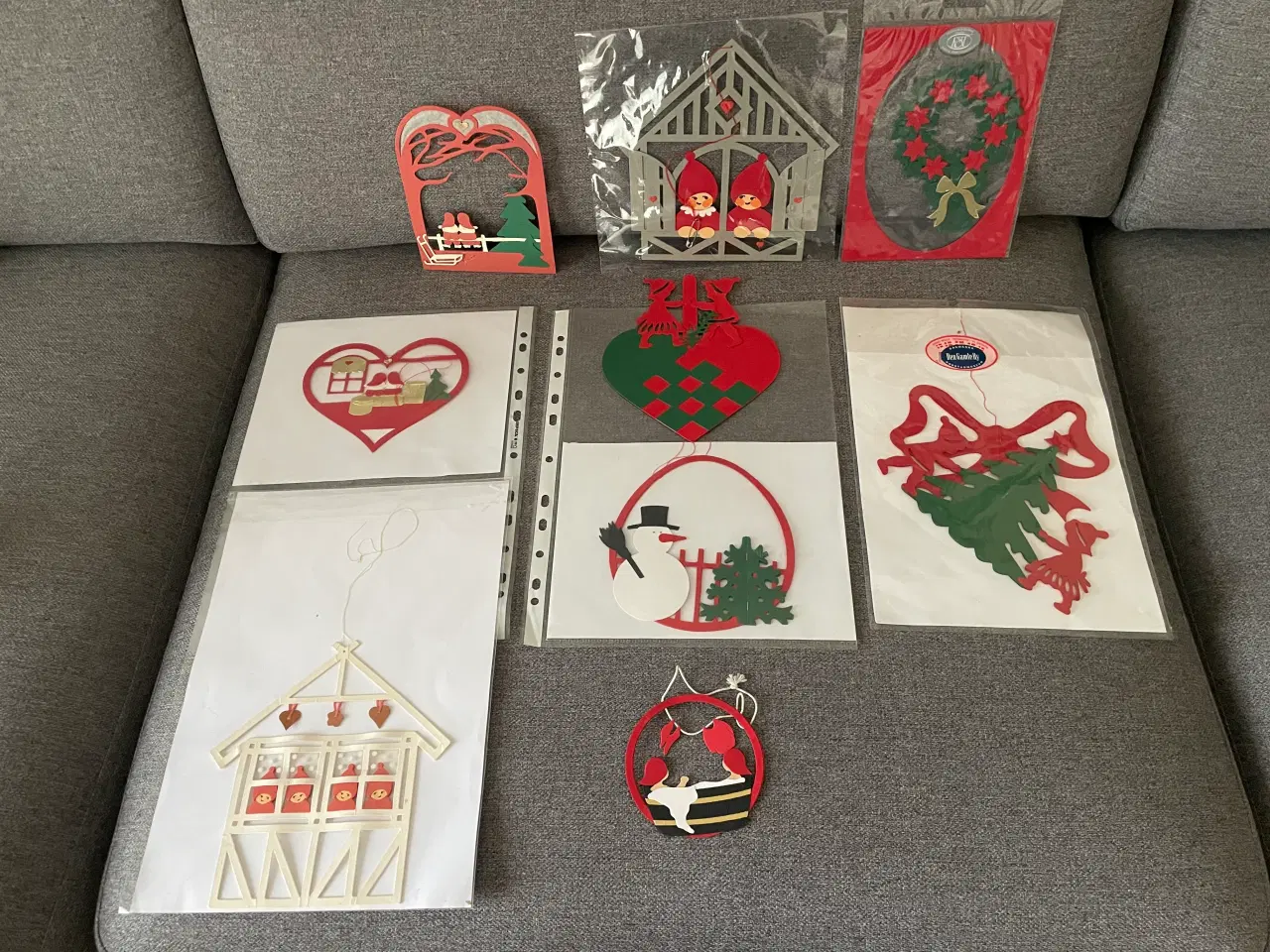 Billede 1 - Jul papirklip, Oda W. og Erstad & Stubbe-Teglbjærg