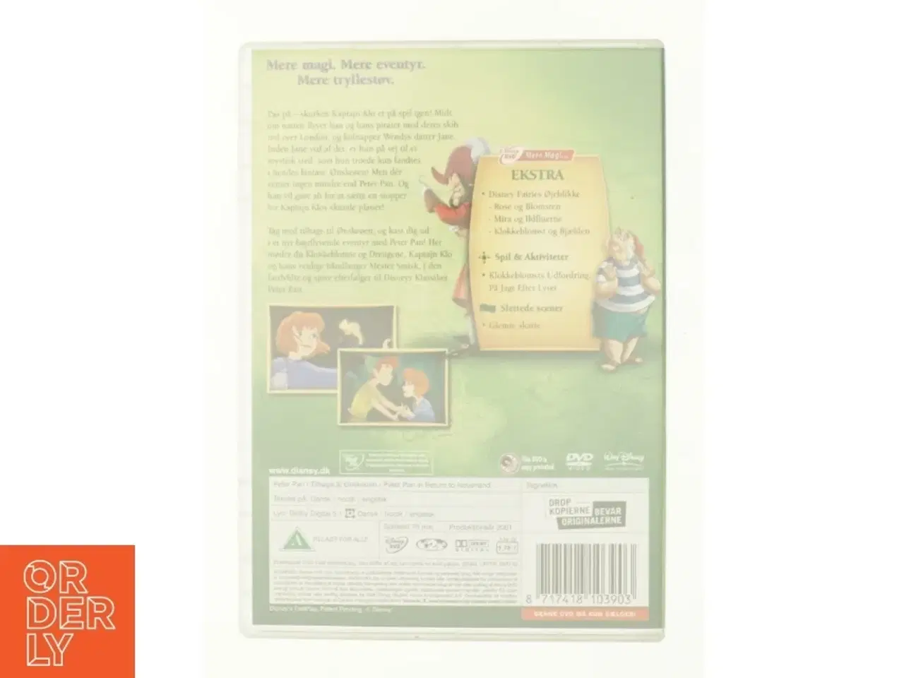 Billede 2 - Peter Pan - Tilbage til Ønskeøen (2002) [DVD] fra DVD
